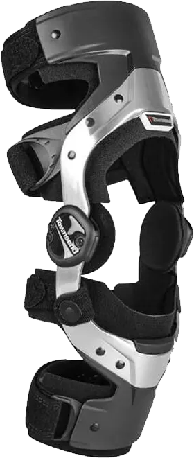 Hinged unloader knee brace